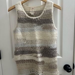 Anthropologie sweater tunic tank top